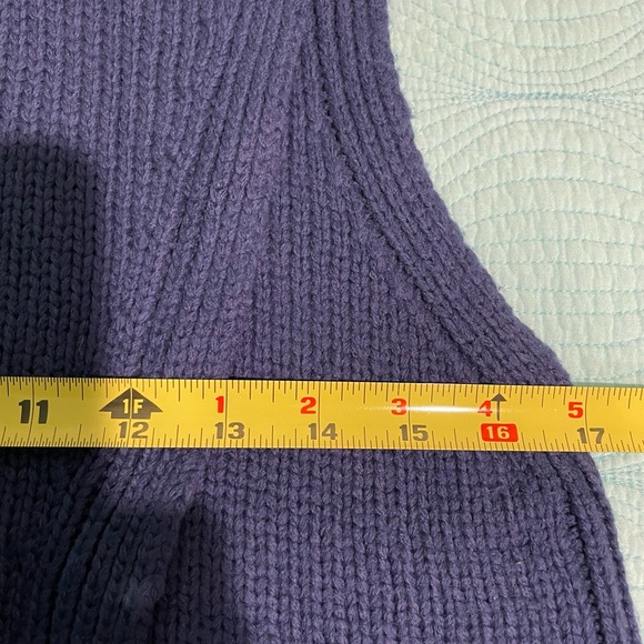 Anthropologie asymmetrical fringe / tassel knit - Picture 14 of 15